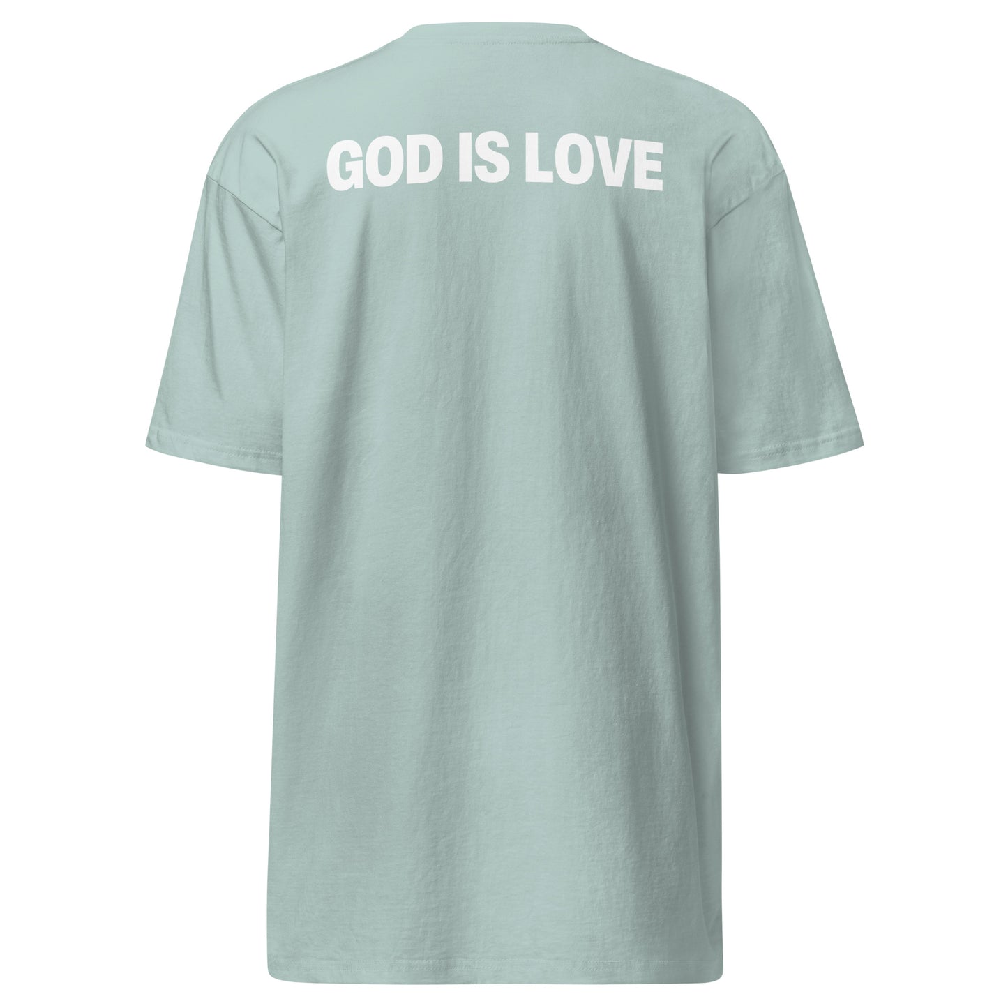 GOD IS LOVE Men's Premium Heavyweight T-shirt