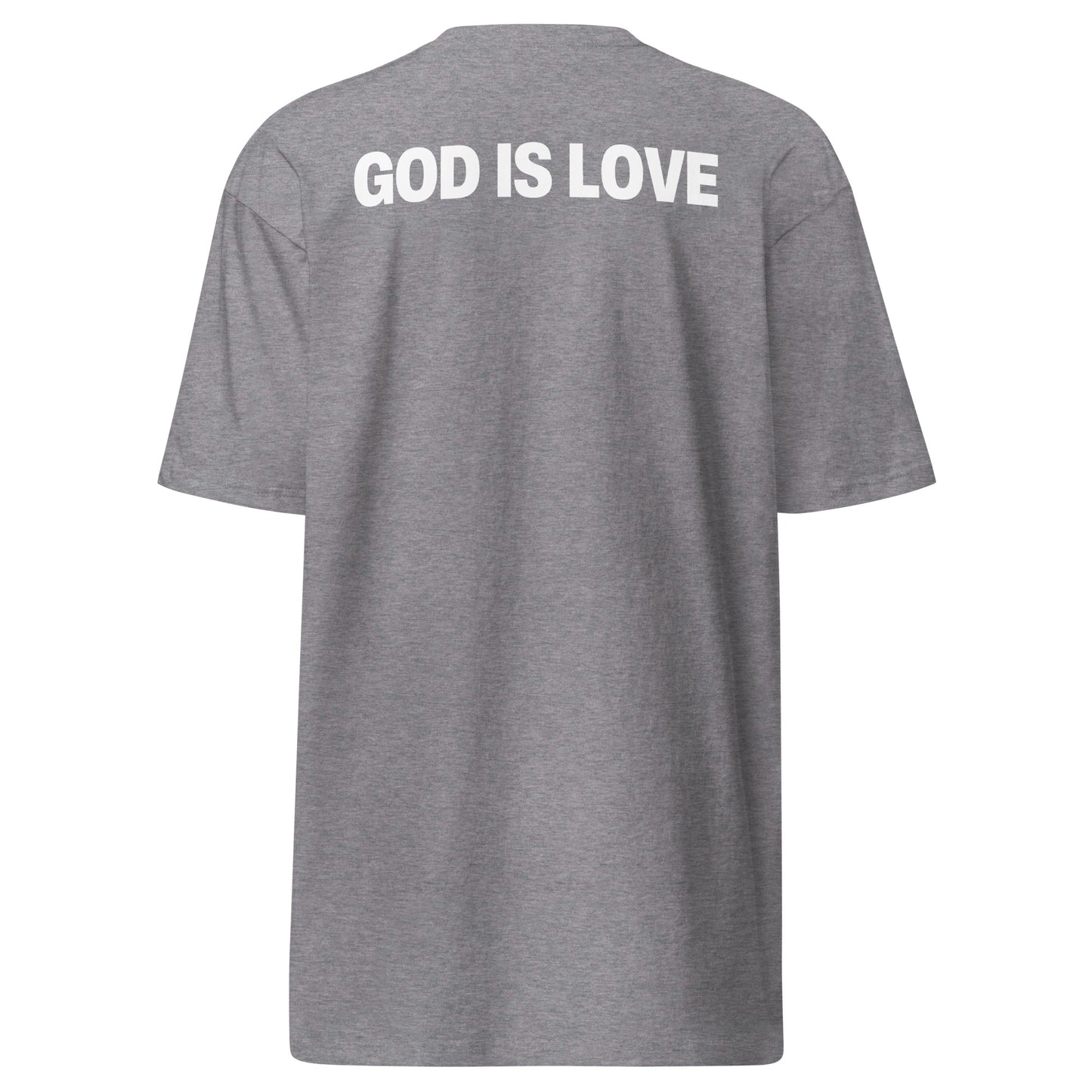 GOD IS LOVE Men's Premium Heavyweight T-shirt