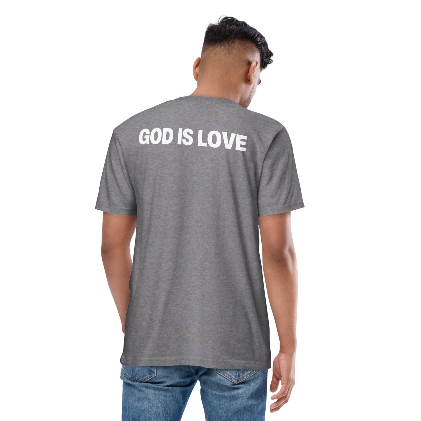 GOD IS LOVE Men's Premium Heavyweight T-shirt