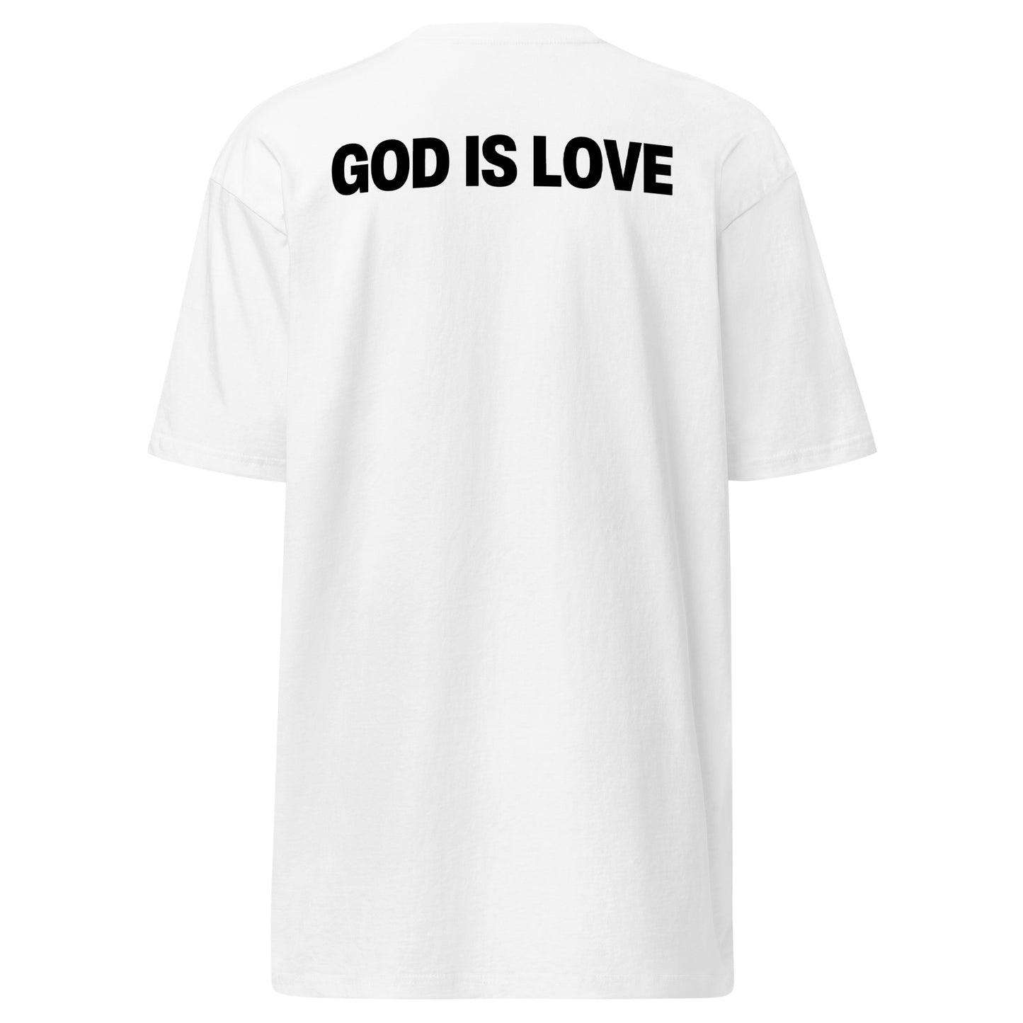 GOD IS LOVE Men's Premium Heavyweight T-shirt